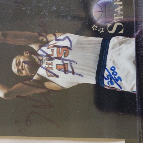 Hal Greer autographed basketball card in protective cover. #25 of 500 - Picture 3 of 3